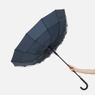 Зонт-трость Sombrella, темно-синий-6
