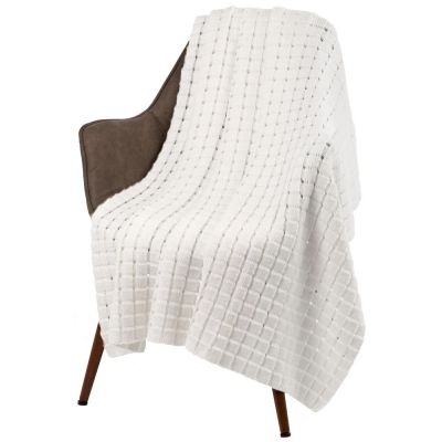 Плед Exquisito, молочный-0