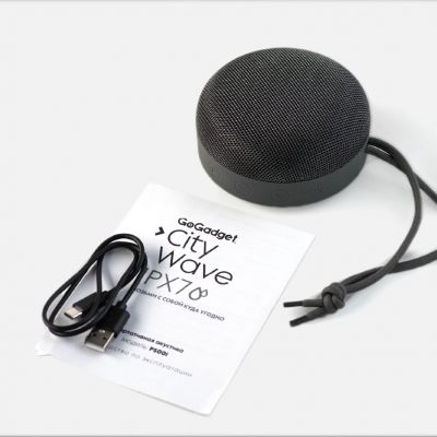 Водонепроницаемая колонка CityWave, черная (графит)-1