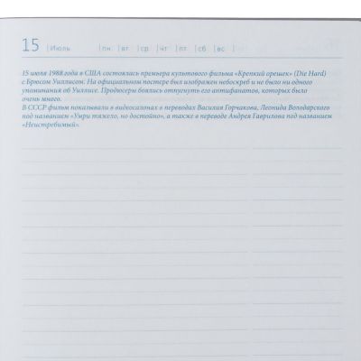 Ежедневник «Исторический», полудатированный, серебро-7