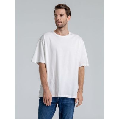 Футболка оверсайз «Почти полный Пи», молочно-белая-1