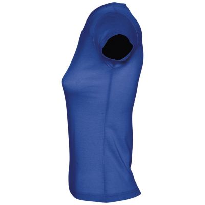 Футболка женская c V-образным вырезом Moon 150, ярко-синяя (royal)-2