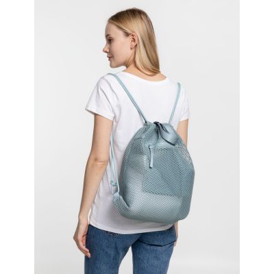 Рюкзак-мешок Verkko, серо-голубой-5