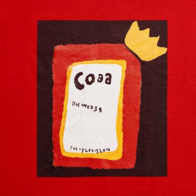 Футболка женская «Сода», красная-1