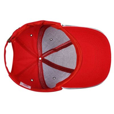 Бейсболка Unit Smart, черная с красным-2