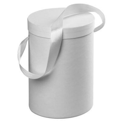 Подарочная коробка Rond, белая-0