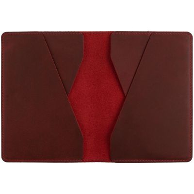Обложка для паспорта inStream, красная-3