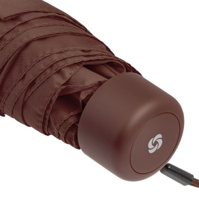 Зонт складной Minipli Colori S, коричневый-6
