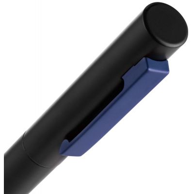 Ручка шариковая Inkolor, черная с темно-синим-3