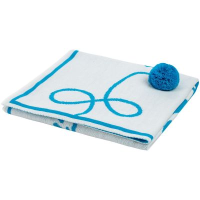 Детский плед Tender. Cats, белый с бирюзовым-3