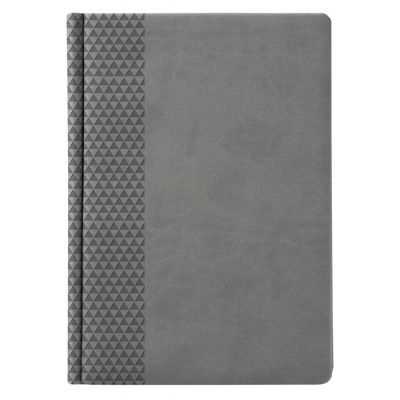 Ежедневник Brand, недатированный, серый-0