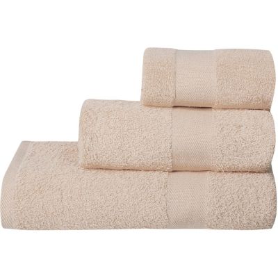 Полотенце махровое Soft Me Large, бежевое-1