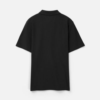 Рубашка поло унисекс Tervise, черная-1