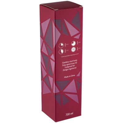 Термос Gems Red Rubine, красный рубин-6