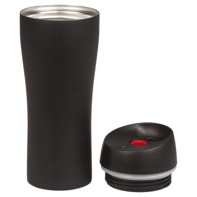 Термостакан Solingen, вакуумный, герметичный, черный-2