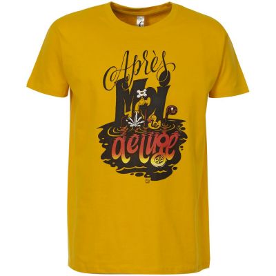 Футболка «После нас — хоть потоп», желтая-1