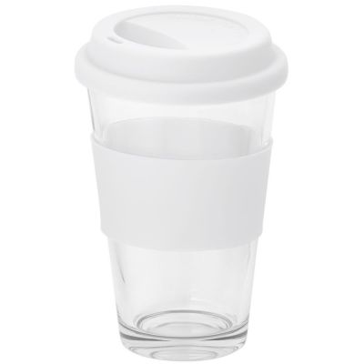 Стакан с крышкой Barty, белый-0