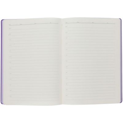 Ежедневник Flexpen, недатированный, серебристо-фиолетовый-8