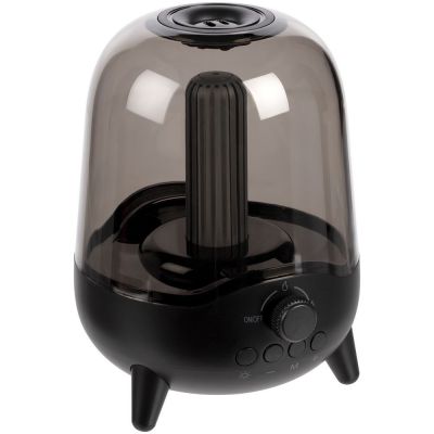 Беспроводная колонка с подсветкой soundFlicker, черная-1