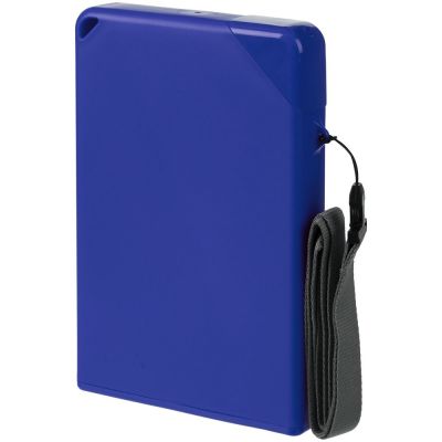 Плоская бутылка для воды Flacon, синяя-3