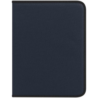 Папка с блокнотом Visitor, синяя-0