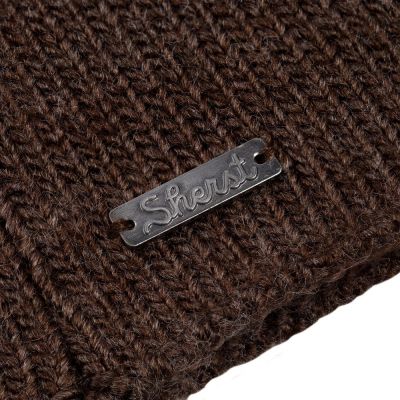 Шапка Dalia, темно-коричневая-2