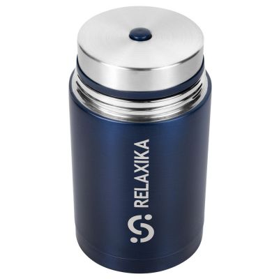 Термос для еды Relaxika 1000, темно-синий-2