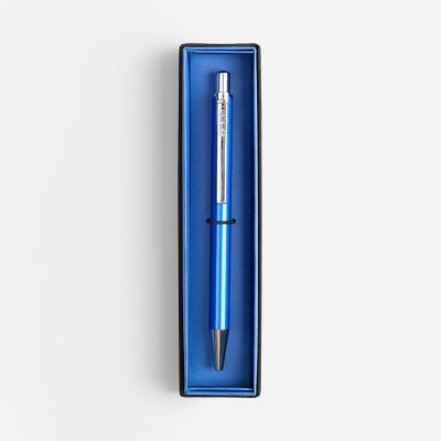 Ручка шариковая Arvent Glossy в футляре, синяя-2