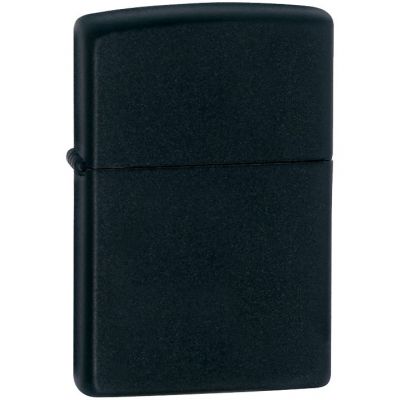 Зажигалка Zippo Classic Matte, матовая черная-0