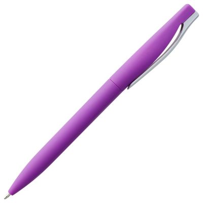 Ручка шариковая Pin Soft Touch, фиолетовая-2