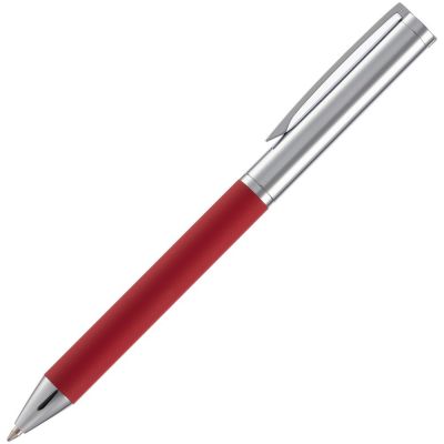 Ручка шариковая Eyeshot Soft Touch, темно-красная-2