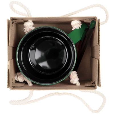 Набор Color Block: кружка и ручка, зеленый с черным-1