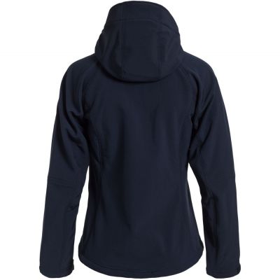 Куртка женская Hooded Softshell темно-синяя-2