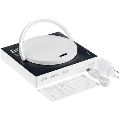 Cтанция для беспроводной зарядки с подсветкой arCharge, белая-7