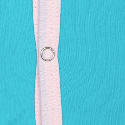 Боди детское Baby Prime, бирюзовое с розовым-1