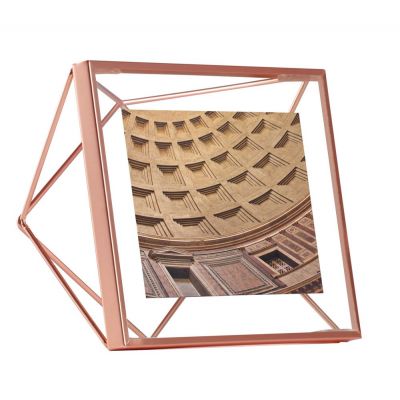 Фоторамка Prisma, квадратная, медь-0