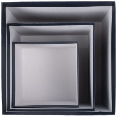 Коробка Cube, L, синяя-4