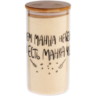 Емкость для хранения «Крупы. Манка», большая-5