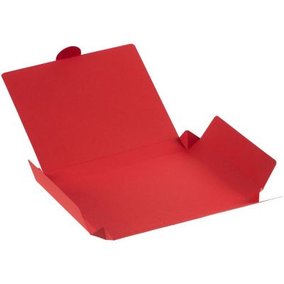 Коробка самосборная Flacky Slim, красная-1