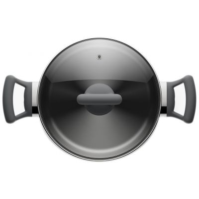 Кастрюля со стеклянной крышкой Vikki-1