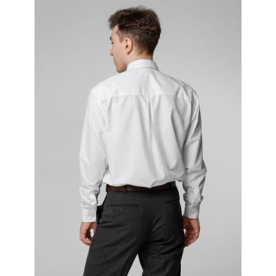 Рубашка мужская с длинным рукавом Collar, белая-4