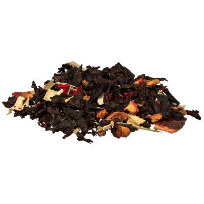 Чай «Сокочай», мини, черный с соком ананаса, с кусочками ананаса, вишней, лемонграссом, цветками и коркой граната-2