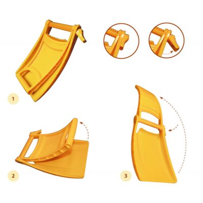 Складная лопата-трансформер «Йети», желтая-2