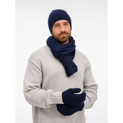 Шапка Catch Match, темно-синяя-7