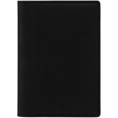 Обложка для паспорта Multimo, черная с красным-1