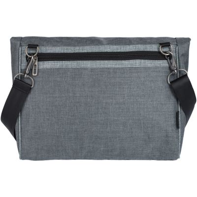 Сумка для ноутбука 2 в 1 twoFold, серая с темно-серым-3