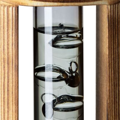 Термометр «Галилей» в деревянном корпусе, серый-4