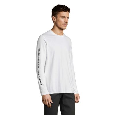 Футболка с длинным рукавом «Сегодня завтра», белая-1