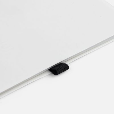 Блокнот на пружине Stone Line, белый-4