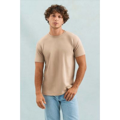 Футболка унисекс Regent 150, серо-бежевая-3